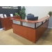 Autumn Maple L Suite Reception Desk with Transaction Counter